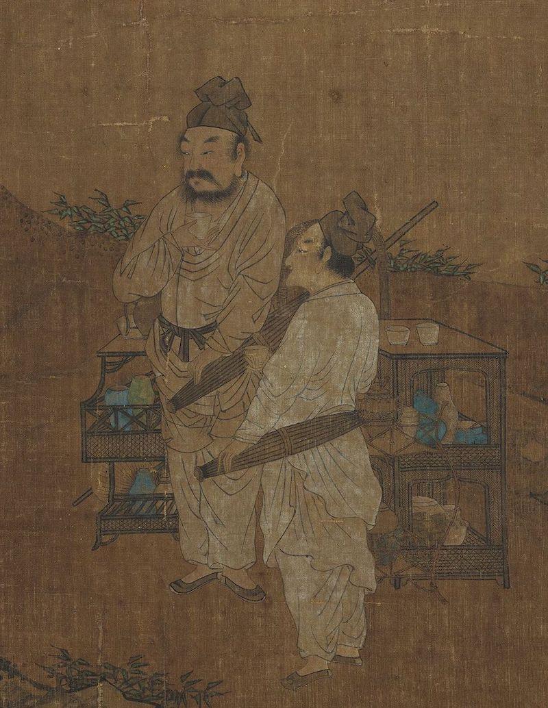 重拾“圍爐煮茶”文化，一起看看故宮藏畫里的“圍爐煮茶”[精制鋼圍爐茶桌](圖8)