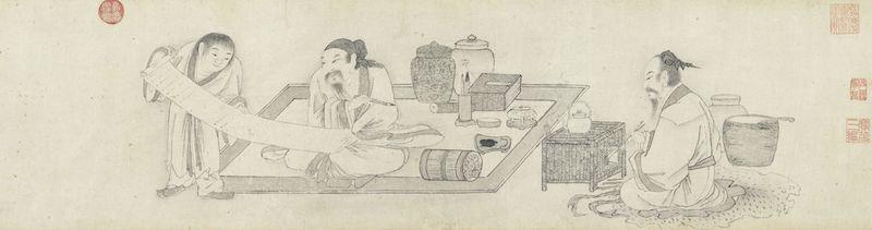 重拾“圍爐煮茶”文化，一起看看故宮藏畫里的“圍爐煮茶”[精制鋼圍爐茶桌](圖11)