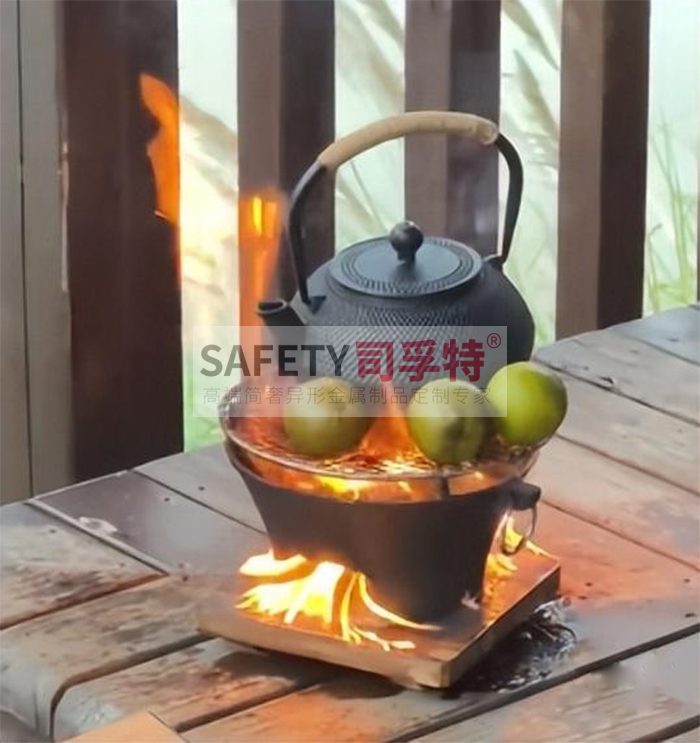 圍爐煮茶小貼士：火災、中毒、燙傷需防范[精制鋼圍爐茶桌](圖1)