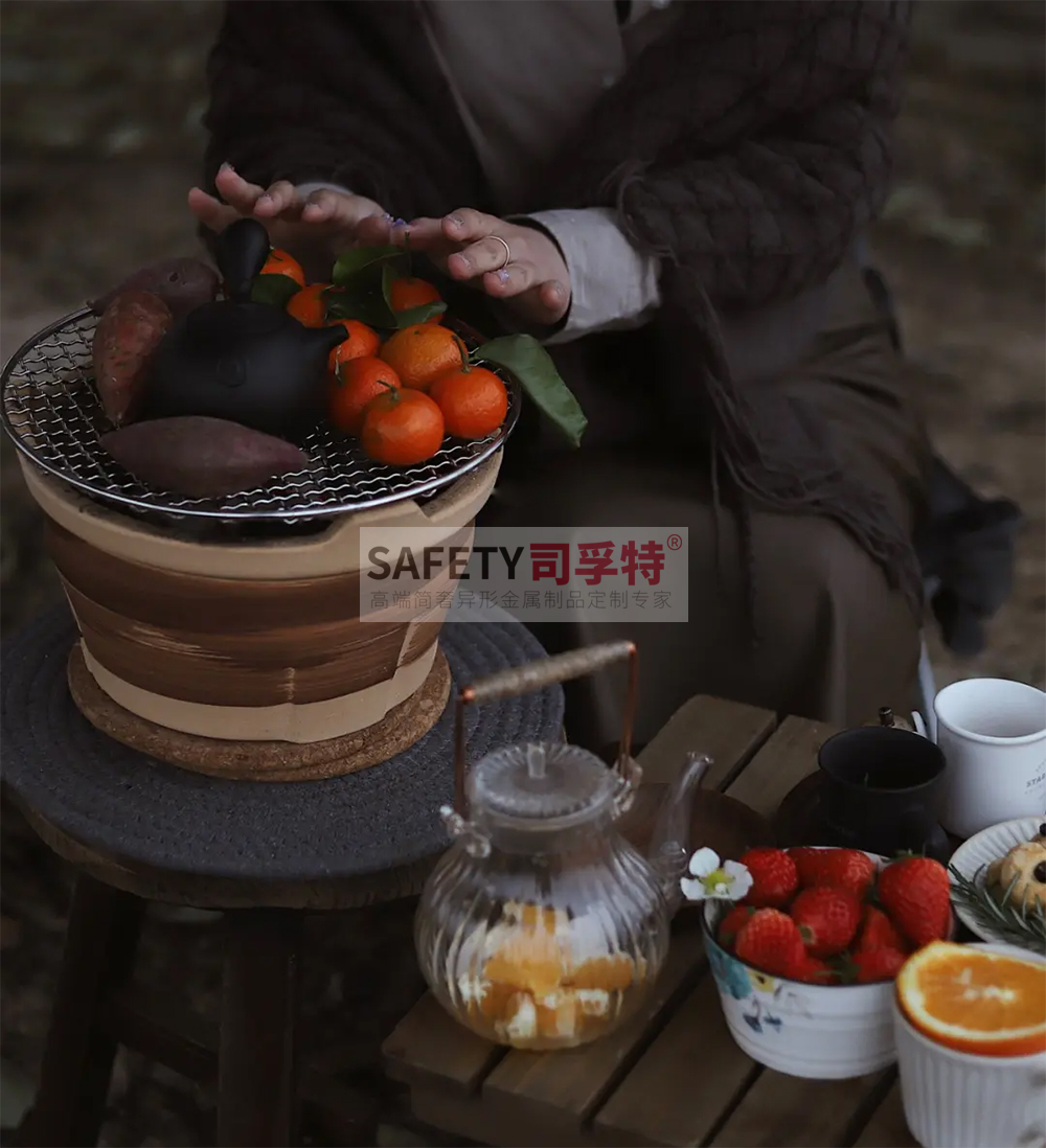 圍爐煮茶小貼士：火災、中毒、燙傷需防范[精制鋼圍爐茶桌](圖3)
